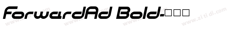 ForwardAd Bold字体转换